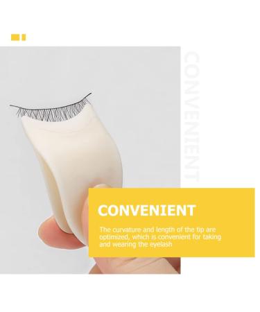 FRCOLOR False Lashes Applicator Tool - 2 Pack Beige | Perfect Makeup Tool for Beginners | Easy Lash Application - Buy Online on SooperMarket.com