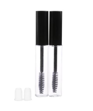2pcs 7mL Empty Mascara Tube Vial/Liquid Bottle With Plugs