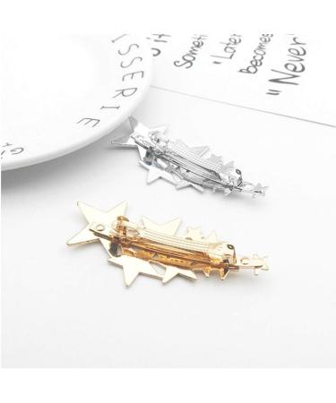 TOSSPER Silver Hair Ornament Headband & Alloy Star Hair Clip - Cute Acetate Hairpin for Women | International Shipping Available - Buy Online on SooperMarket.com