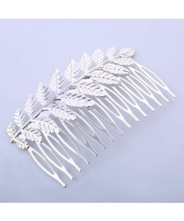Minkissy 3-Piece Wedding Hairpin Set - Decorative Leaf Bride Accessories in Gold Silver & Rose Gold - Buy Online on SooperMarket.com