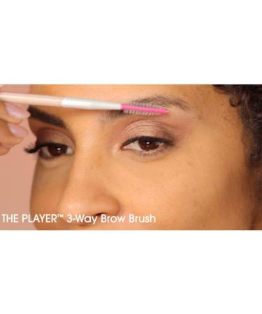 BeautyBlender The Player 3-Way Cruelty-Free Brow Brush Shape and Define Brows with Set of Angled Eyebrow Brush Eyebrow Comb and Spoolie Brush - Buy Online on SooperMarket.com