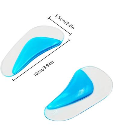 Silicone Gel Arch Support Insoles for Plantar Fasciitis - 2 Pairs for Men & Women - Buy Online on SooperMarket.com