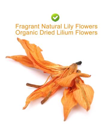 100% Pure Natural Lily Tea - Organic Dried Premium Lilies 35g | Health Benefits & International Shipping - Buy Online on SooperMarket.com