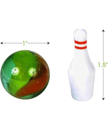 ArtCreativity Mini Bowling Game Set - Tabletop Bowling Set for Kids and Adults - 12 Sets with Pins, Marble Bowling Ball - Perfect Party Favors and Goodie Bag Fillers - Buy Online on SooperMarket.com