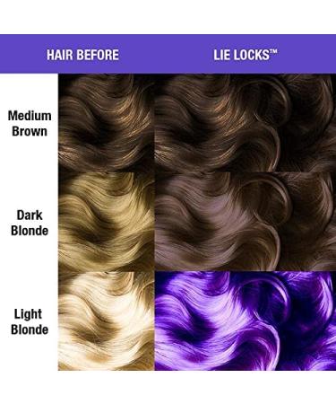 Manic Panic Lie Locks Hair Dye 4 Fl Oz - Vegan Semi-Permanent Indigo Blue Shade - PPD & Ammonia-Free Hair Color for Men & Women - Buy Online on SooperMarket.com