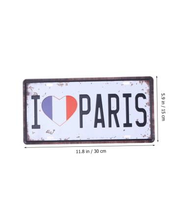 ABOOFAN Emblems Vintage Signs for Sale Out Door Decor Outdoor Metal Decor Iron Painting The Sign Iron Mark - Buy Online on SooperMarket.com