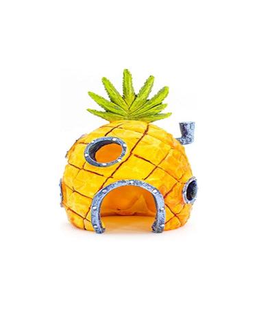 Penn-Plax Spongebob Squarepants Officially Licensed Aquarium Ornament  Spongebobs Pineapple House  Medium