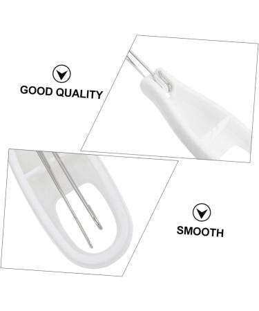 Button Hook Helper 2pcs Hook Zipper Pull Grip Zipper Hook Coat Acrylic White Jacket Elder - Buy Online on SooperMarket.com