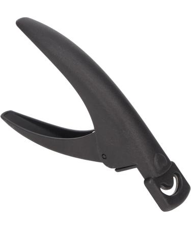 Nail Tip Cutter Stainless Steel DIY Portable False Nail Tip Clipper Adjustable for Round Nail(Black) - Buy Online on SooperMarket.com