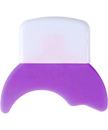 Mascara Eyelash Deflector Eyelash Applicator Prevent Smudge Double Arc Silicone For All Face Shapes (Purple) - Buy Online on SooperMarket.com