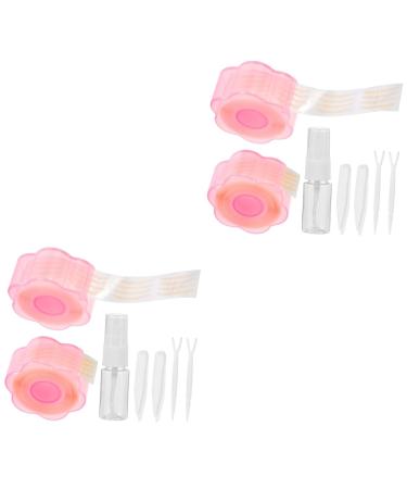 Balacoo 2 Sets Lace Double Eyelid Sticker Eye Lift Tape for Droopy Lids Girl Eye Beauty Tapes Makeup Invisible Eyelid Sticker Eyelid Lifter Strip Eyelid Tap Cosmetics Quincunx