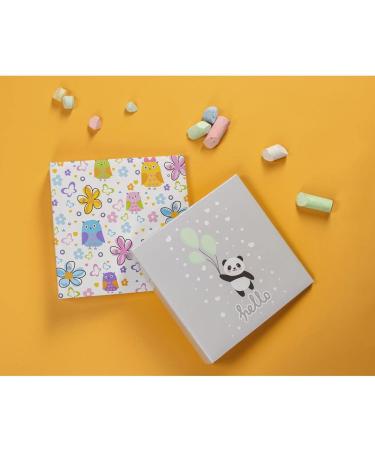 Hama Baby Album Panda - Gray | 200 Photo Capacity | Perfect Baby Photo Album for Boys & Girls | Children's Theme Album - Buy Online on SooperMarket.com