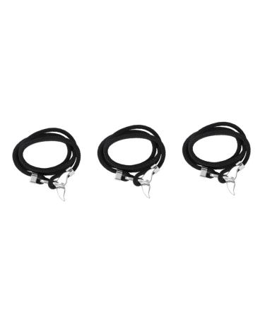 ABOOFAN 3 pcs whale tail bracelet couples jewelry bracelet for couples couple jewelry vintage jewelry matching bracelets for couples Simple Style Bangle Unfading Bracelet Fashion Bracelet 8x8cmx3pcs As Shownx3pcs