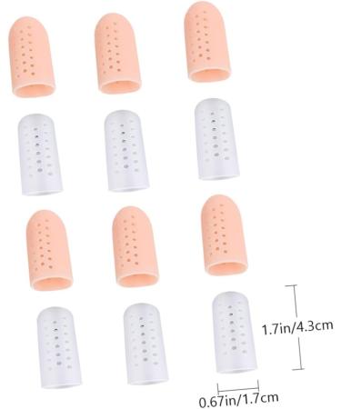 LALAFINA Silicone Toe Protectors - 6 Pairs Toe Splitter High Heel Protectors for Feet, Toenail Caps - Breathable & Reusable Toe Cushions - Assorted Colors - Buy Online on SooperMarket.com
