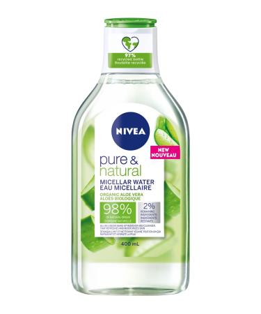 NIVEA Pure & Natural Micellar Water Cleansing & Make-Up Remover 400ml