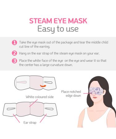 ColdPA 10 Pack Self-Heating Steam Eye Mask for Dry Eyes & Dark Circles - Long Lasting Spa Treatment | Gentle Steam for Better Sleep - Buy Online on SooperMarket.com
