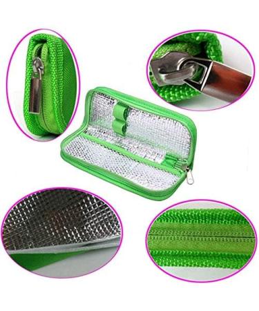 RETYLY Insulin Travel Case Diabetic Medication Organizer Bag Green - Buy Online on SooperMarket.com
