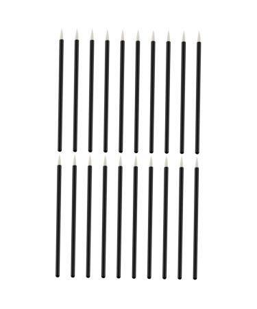 Baluue 200 Pcs Eye Makeup Tools Eyeliner Brush Applicator Liquid Eyeliner Eye Makeup White