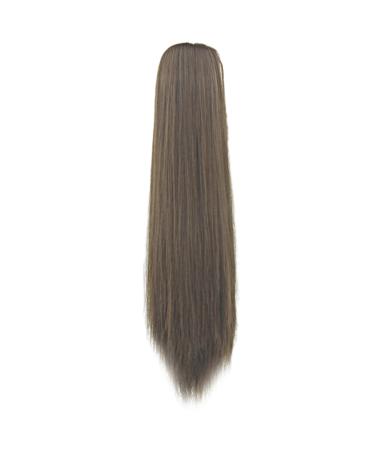 Extension Synthetic 22Inch Long Straight Fake Ponytail For Women Solid Color Tailorable Heat Resistant Hair Extensions For Makeup Hairstyling 1 Style 1