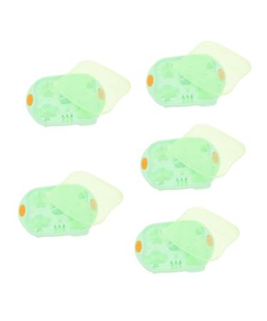 OUNONA 5pcs Baking Tools Mold for Baby Food Silicone Baby Food Molds Professional Silicone Mold DIY for Food Baby Food Silicone Mold Silicone Molds Milk Silica Gel Jelly Infant Products 15X12X3cmx5pcs Greenx5pcs