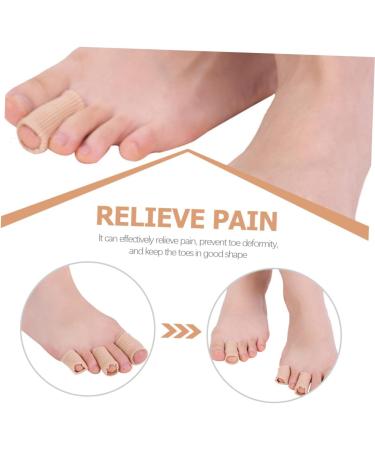 Healifty 8 Pcs Silicone Toe Cover Sleeves - Reusable Gel Protectors for Toe Tubes & Finger Sleeves - Anti-wear & Elastic Bands for Toe and Finger Protection - Buy Online on SooperMarket.com