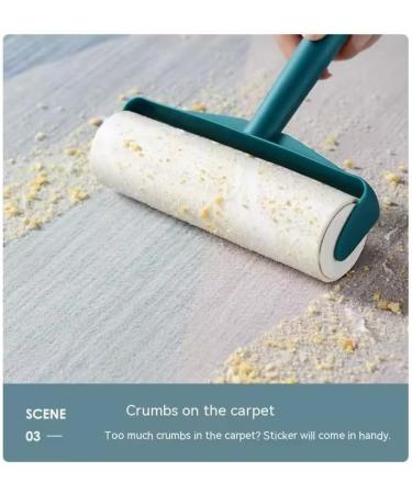 Lint Roller 16cm Wide | Removes Lint Hair & Pet Hair | Includes 60 Sheet Refill | Perfect for Clothing & Upholstery | Shop Internationally - Buy Online on SooperMarket.com