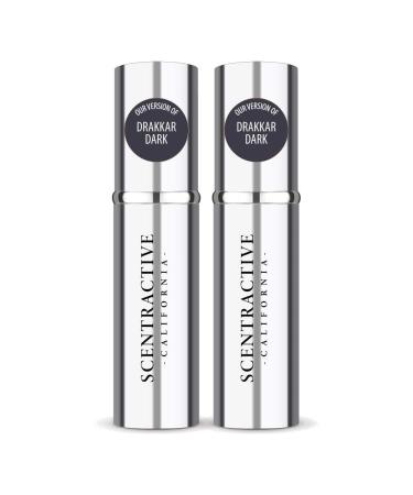 CA Perfume Impression of G. Laroche Drakkar Dark For Men Replica Version Fragrance Dupes Concentrated Long Lasting Eau de Parfum Spray Refillable Atomizer Bottle 0.17 Fl Oz/5ml-X2 G. LAROCHE DRAKKAR DARK IMPRESSION 0.34 Fl Oz (Pack of 1)