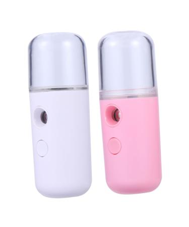 Baluue 2pcs Beauty Spray Water Meter Portable Humidifiers Hand Humidifier Mist Spray Face Spray Humidifier