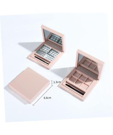 HAPINARY 2pcs Empty Eye Shadow Pallet Makeup Pallette Makeup Highlighter Empty Eyeshadow Dish - Buy Online on SooperMarket.com