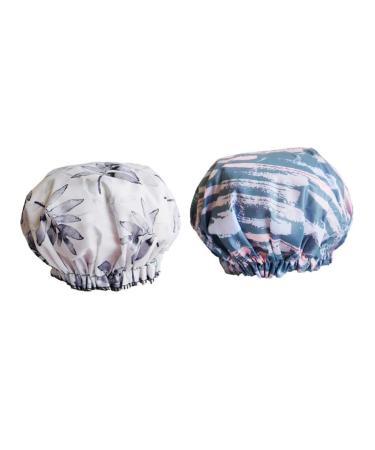Healeved La Hats for Women - 2pcs Fluffy Shower Caps Bath Cap for Girls and Women - Hair Protective Head Cover for Showering and Swimming - Buy Online on SooperMarket.com