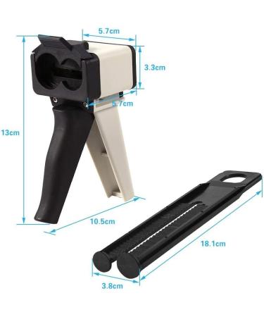 Delivery Tool Impression Universal 1:1/2:1 Cartridge Mixing Dispenser Delivery Caulking Gun 50ml - Buy Online on SooperMarket.com