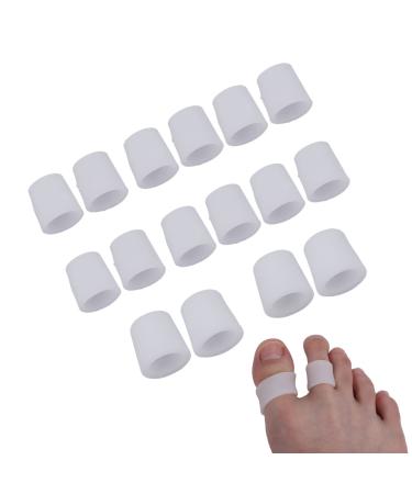 8 Pairs Gel Toe Cap and Protector Protect Toe from Rubbing Ingrown Toenails Corns Blisters Hammer Toes and Other Painful Toe Problems