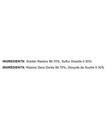 California Jumbo Golden Raisins 1.5 Pounds - Non-GMO, Sun-Dried, Seedless, Kosher, Vegan - Raw Bulk Pack - Buy Online on SooperMarket.com