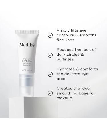 Medical8 Eyelift Peptides 15ml - Rejuvenate & Firm Your Eyes | International Shipping Available - Buy Online on SooperMarket.com