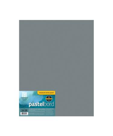 Ampersand Museum Series Pastelbord for Pastels  Charcoal  Pencils and Ink  Gray  1/8 Inch Depth  14X18 Inch (PB14)