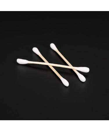 Toruiwa Double-Ended Cotton Swabs - Wooden Sticks for Makeup Removal Ear Cleaning & Wound Care - 100 Pieces - 8.5 x 2 x 7 cm - International Shipping Available - Buy Online on SooperMarket.com