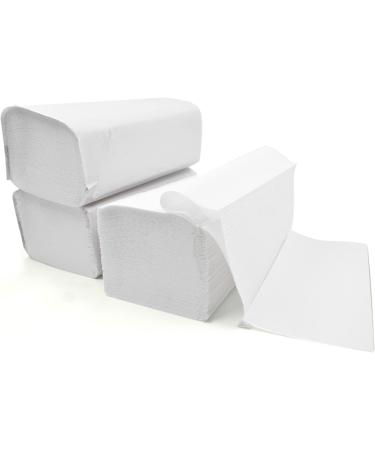 Defacto Extra Soft Paper Towels - 3200 Zigzag Folding 2-Layer Towels - Ideal for Donors - 25x23 cm - White - Buy Online on SooperMarket.com