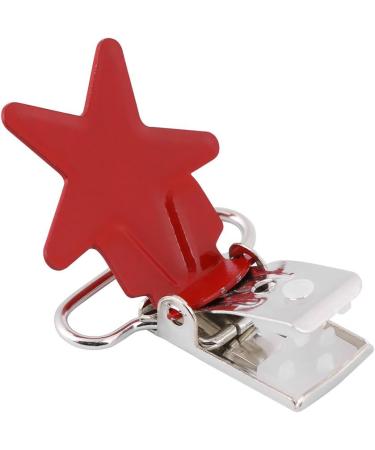 Pilipane Metal Pacifier Clips - 10 Durable Pentagram Clips for Children's Trousers & Belts | Mixed Color Fasteners for Tinkering - Buy Online on SooperMarket.com