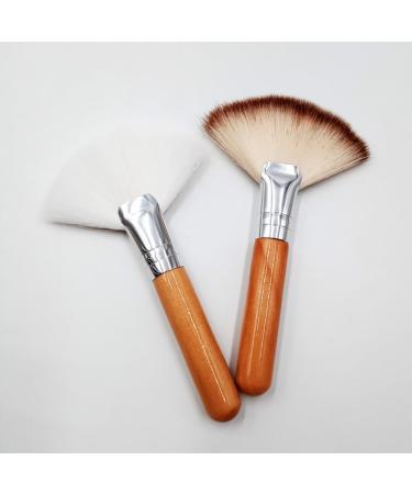 FRCOLOR 4pcs Fluffy Makeup Brushes Set - Soft Short Handle Fan Brushes for Facials & Makeup Tools - Assorted Colors - Buy Online on SooperMarket.com