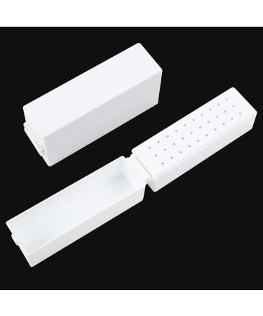 30 Holes Nail Drill Holder Nail Grinding Head Storage Box Nail Cutter Bit Holder Nail Cutter Bit Storage Box for Nail Cutter Attachment Bit Dustproof - Buy Online on SooperMarket.com