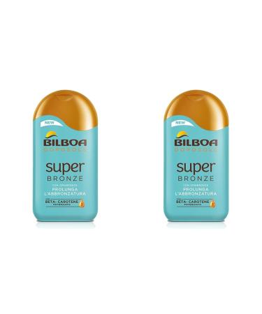 Bilboa superbronze-fetter cream reinforced formula with an idol and beta-carotine complex extends the browning and moistens the skin dermatologically tested-200 ml (pack of 2) 200 ml (2-pack)