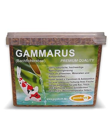 pondovit Gammarus (Freshwater shrimp - Premium snack - Koi treats 2.4 l 2.4 l (1 pack)