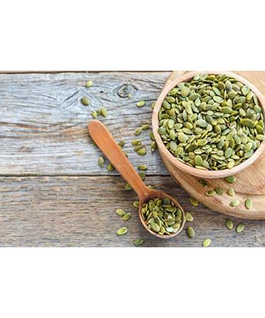 Peeled Green Pumpkin Seeds - Premium Quality Unsalted Vegan Natural & Healthy - 500g Fresh Bag | Rich in Arginine & Low Calorie - Buy Online on SooperMarket.com