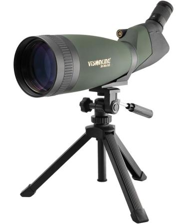 Visionking 30-90x100 HD Waterproof Spotting Scope Monocular Telescope Green - Buy Online on SooperMarket.com