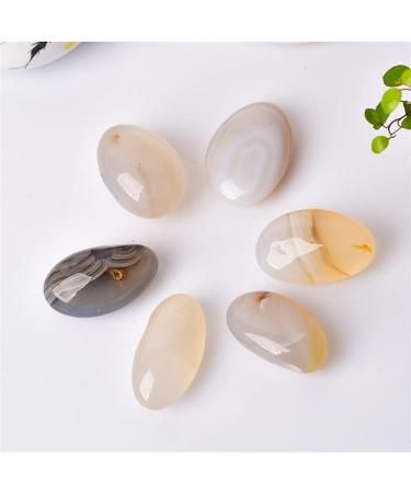 Natural Crystal Polished Stone White Agate Tumble for for ZJGIDTEM - Buy Online on SooperMarket.com