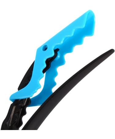 Hairdressing Clip For Women Plastic Clamp Hair Styling Non Slip Clips Grip Accessory (10 pcs-Blue) - Buy Online on SooperMarket.com
