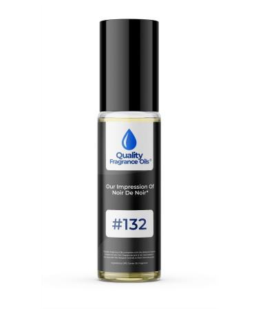 Quality Fragrance Oils' Impression #132 Inspired by Noir de Noir (10ml Roll On) Noir de Noir Impression #132 0.34 Fl Oz (Pack of 1)