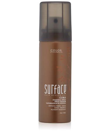 Surface Hair Curls Finishing Spray With Babassu Oil For hold Definition Shine And Thermal And Humidity Protection 2 Fl Oz (Pack of 1)