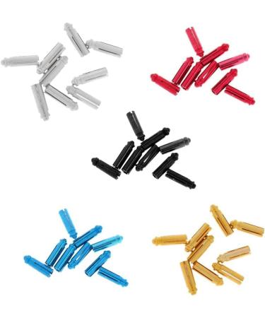 Marsrut 45-Piece Anodised Aluminum Dart Flight Protectors - Mixed Colors, Lightweight & Durable - Buy Online on SooperMarket.com