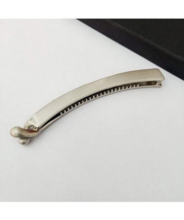 2 PCS Metal Alloy Banana Hair Clip Comb Set - Fashionable Hair Claw Grip for Women - Ponytail Holder Accessories - Buy Online on SooperMarket.com